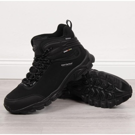 Zapatos trekking impermeable oversize negro American Club 2