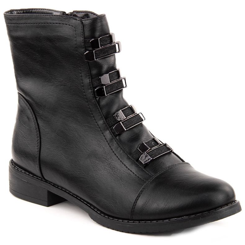 Negro Botas con aislamiento de mujer Jezzi 1