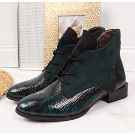 Botas mujer insuladas ecopiel verde Jezzi 3