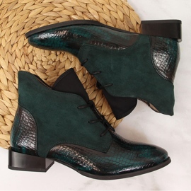 Botas mujer insuladas ecopiel verde Jezzi 4