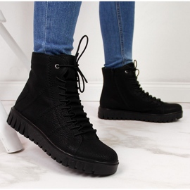 Negro Rieker Y3420-00 botas insuladas mujer 14