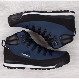 Zapatos de trekking para hombre, impermeables, con aislamiento, azul marino American Club 1