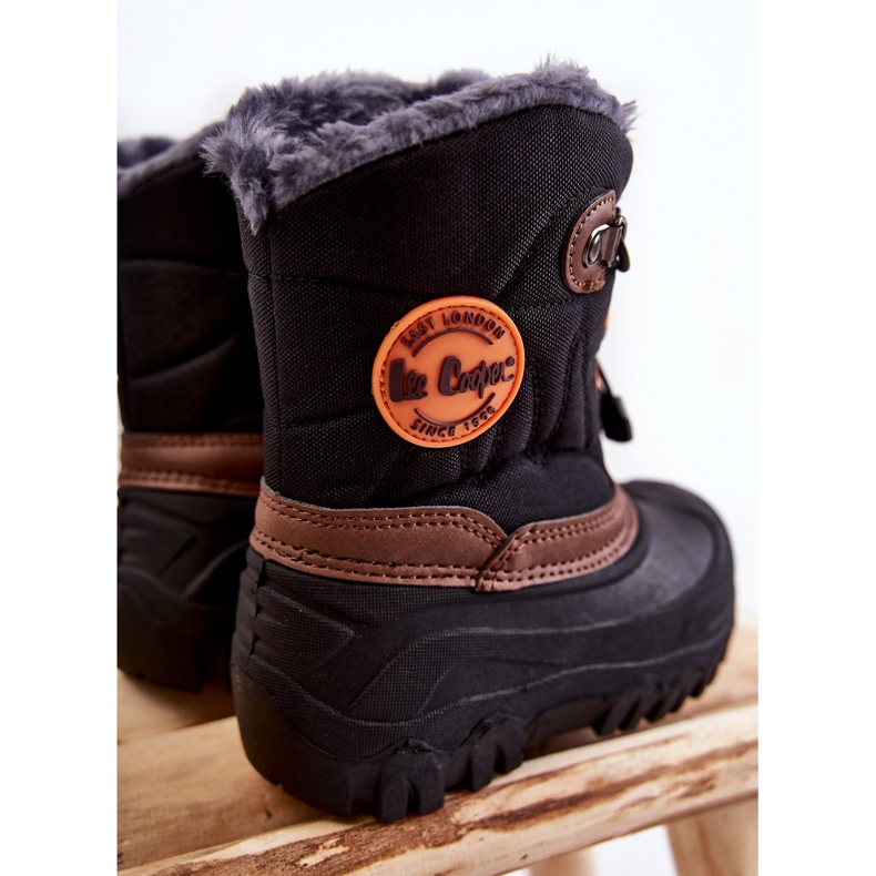 Botas de nieve aislantes para niños negras Lee Cooper LCJ-21-44-0524 negro 1