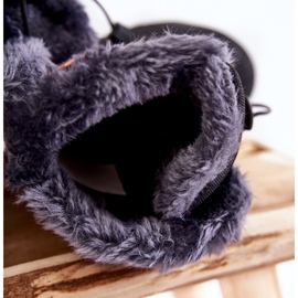 Botas de nieve aislantes para niños negras Lee Cooper LCJ-21-44-0524 negro 6