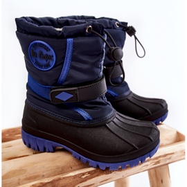 Botas de nieve cálidas para niños Lee Cooper LCJ-21-44-0522 Azul marino negro 4