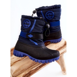 Botas de nieve cálidas para niños Lee Cooper LCJ-21-44-0522 Azul marino negro 3