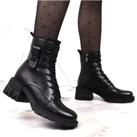 Botas cálidas de mujer negras Filippo en el poste y la plataforma. negro 6