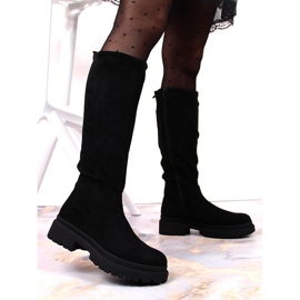 Negro Botas con aislamiento de mujer eVento EVE369A 4