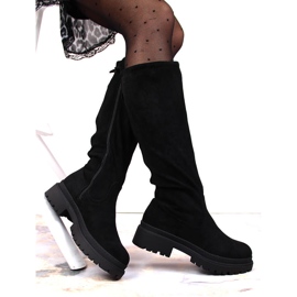 Negro Botas con aislamiento de mujer eVento EVE369A 3