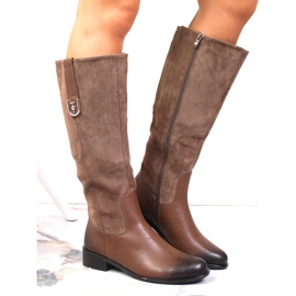 Botas cálidas marrones mujer Jezzi JEZ367B marrón 5