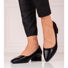 Goodin Bombas clásicas en tacones bajos negro 2