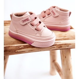 PA1 Deportivas Infantiles Altas Canalé Rosa Baxter rosado 2