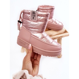 Botas de nieve para niños Big Star KK374219 Rosa rosado 4