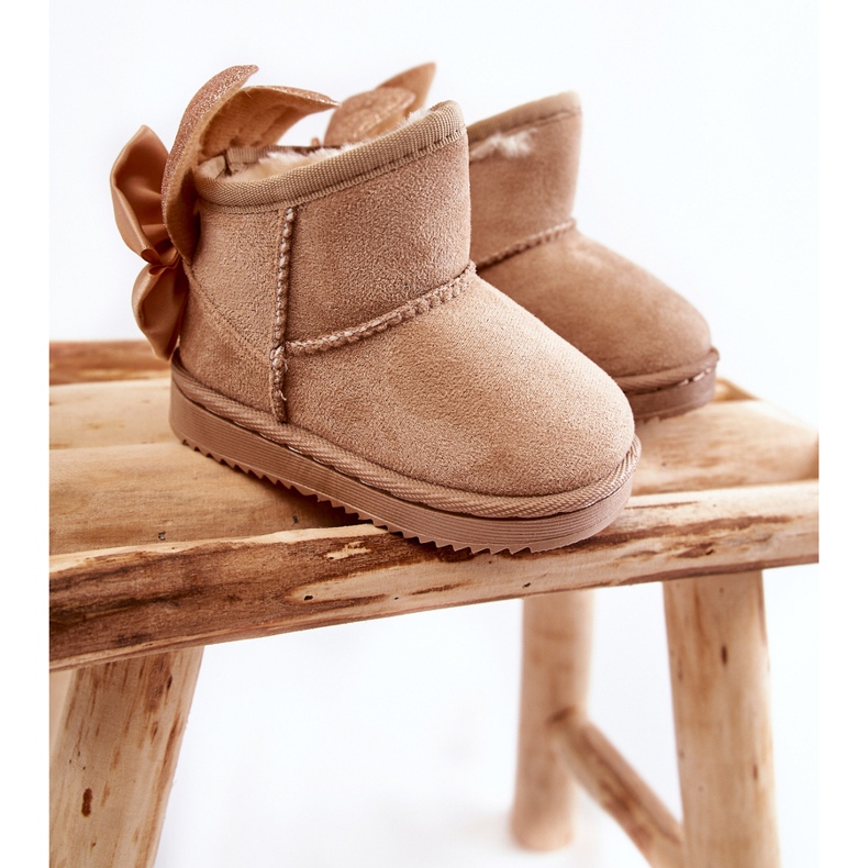 Botas Nieve Niña Meriva Warm Beige Con Lazos 2 Botas Nieve Niña Meriva Warm Beige Con Lazos 2