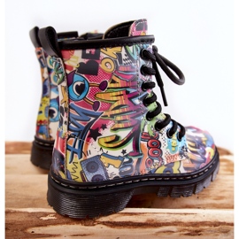 FR1 Botas Abrigadas Infantiles Estampado Multicolor Dexi 4
