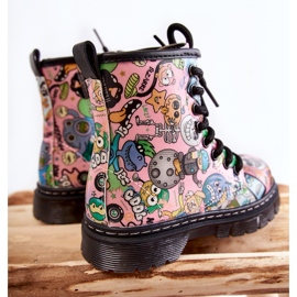 FR1 Botas Abrigadas Infantiles Estampado Rosa Dexi rosado multicolor 6