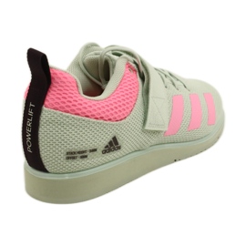 Zapatillas Adidas Powerlift 5 Halterofilia GY8920 Lino Verde 7
