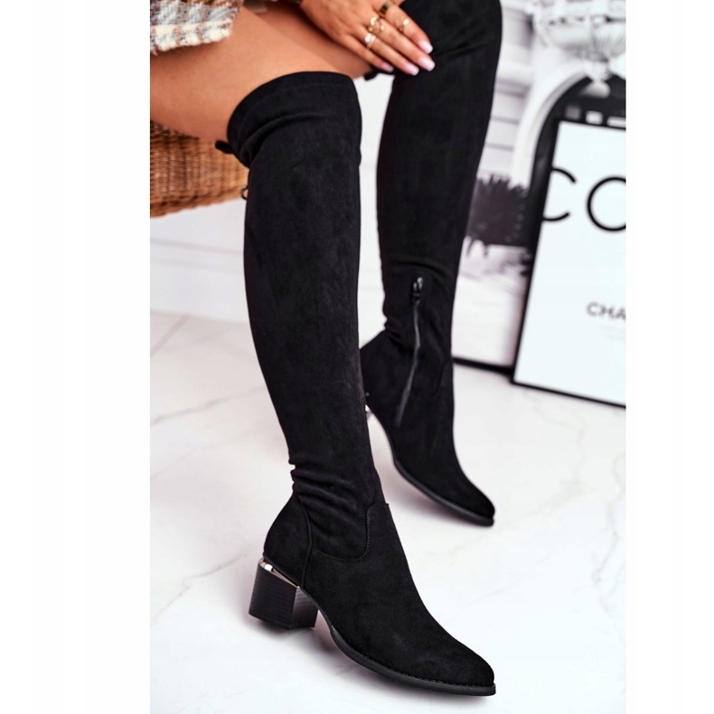 Botas largas lycra ante Evento 20KZ35-3330 Negro 2