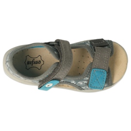 Zapatos befado niño pu 065X169 azul gris 3