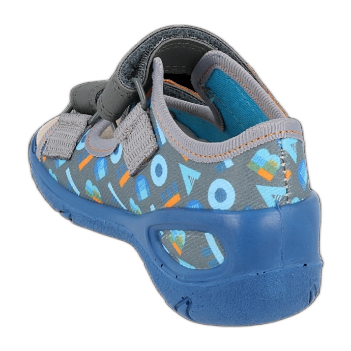 Calzado infantil befado pu 065P160 azul gris 2