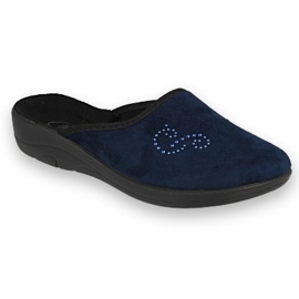 Zapatos de mujer befado pu 552D013 azul marino 3