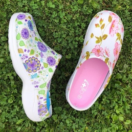 Zapatos mujer befado flor 1 blanco / rosa 154D101 rosado 2