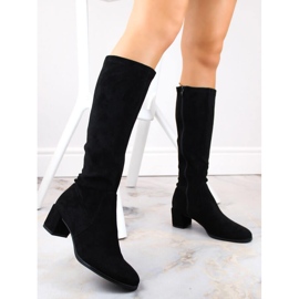 Botas de mujer en el puesto negro Sergio Leone 3