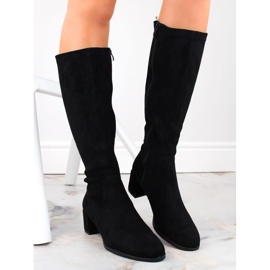 Botas de mujer en el puesto negro Sergio Leone 4