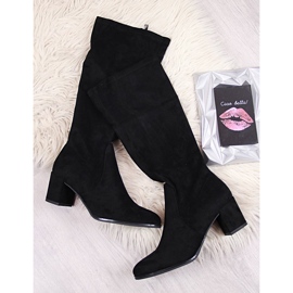 Botas de mujer en el puesto negro Sergio Leone 1