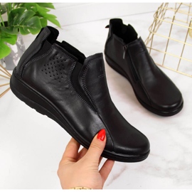Botas mujer Helios 566 piel cómodas negras negro 2