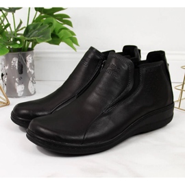 Botas mujer Helios 566 piel cómodas negras negro 3