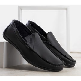 Mocasines Hogar de hombre negros 1