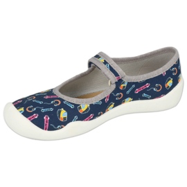 Zapatillas para niños de Befado 114Y502 azul marino 4