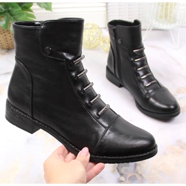 Negro Botas con aislamiento de mujer Jezzi JEZ52A 4