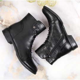 Negro Botas con aislamiento de mujer Jezzi JEZ52A 8