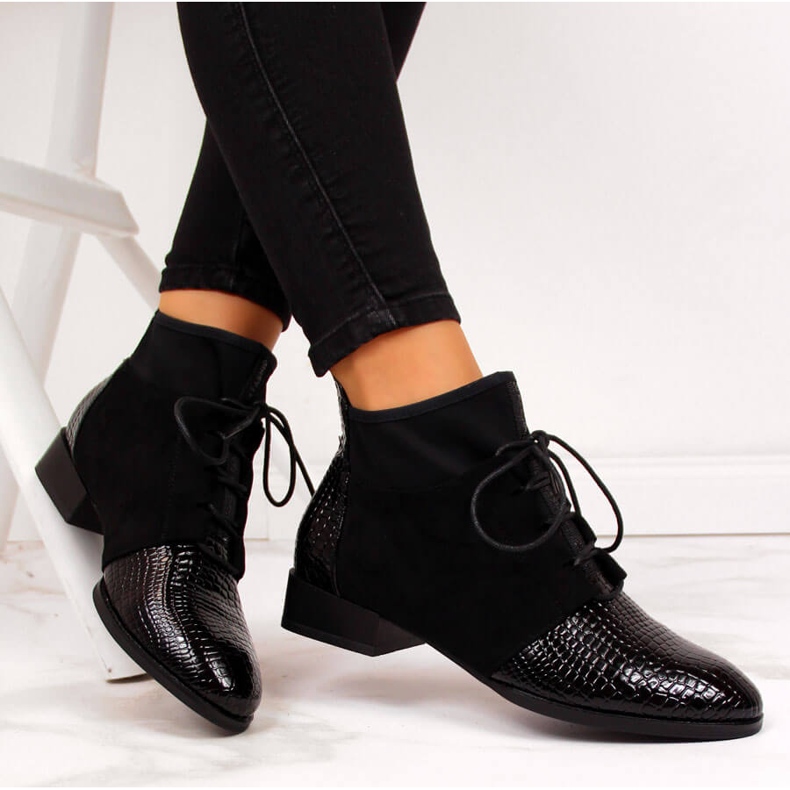 Botas mujer insuladas piel serpiente negra Filippo negro 1 Botas mujer insuladas piel serpiente negra Filippo negro 1