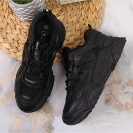 News Deportivas de mujer con suela gruesa negra NOVEDADES negro 4