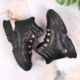 News Botas de nieve mujer plataforma con pelo negro NOVEDADES 4