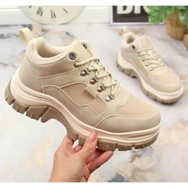 Zapatos de mujer con forro polar beige Big Star KK274363 1