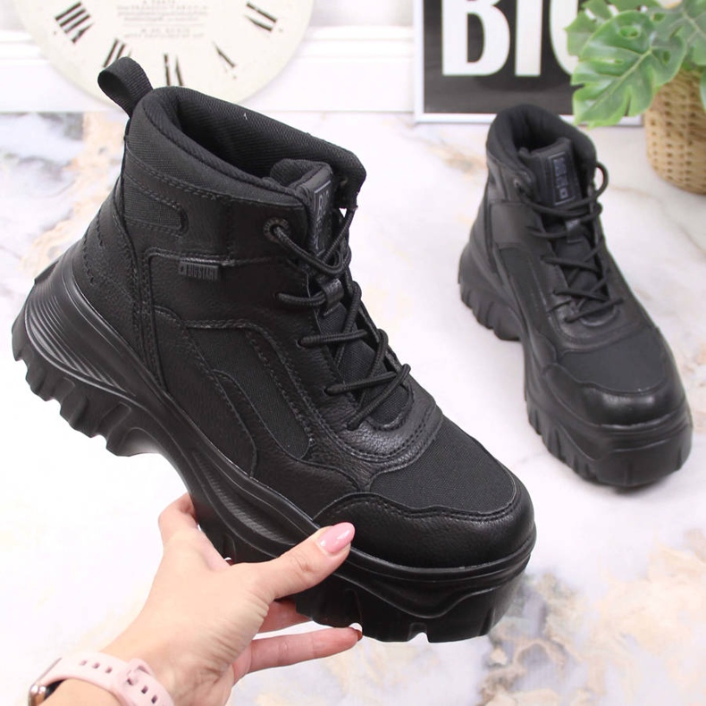 Negro Botas plataforma mujer Big Star KK274371 1 Negro Botas plataforma mujer Big Star KK274371 1