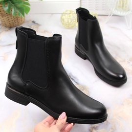Botines Jodhpur mujer negros con aislamiento Sergio Leone 1