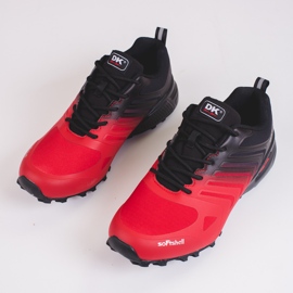 Zapatos de trekking DK negros y rojos 2