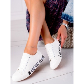 SHELOVET Zapatillas Moda Blancas blanco 2