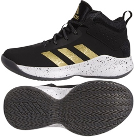 Zapatillas de baloncesto Adidas Cross Em Up 5 K Wide GX4790 negro negro 1