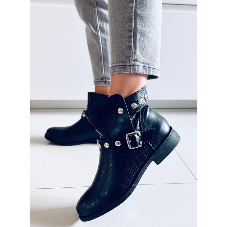 BM Cressida Botas planas negras para mujer negro 2