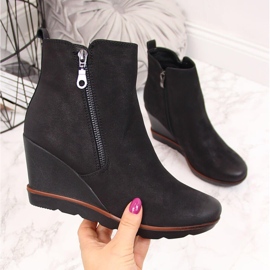 Negro Filippo zapatillas con aislamiento negro 3