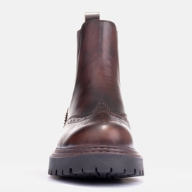 Marco Shoes Botines Chelsea de Marco marrón 8