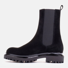 Marco Shoes Botines de ante negro 2