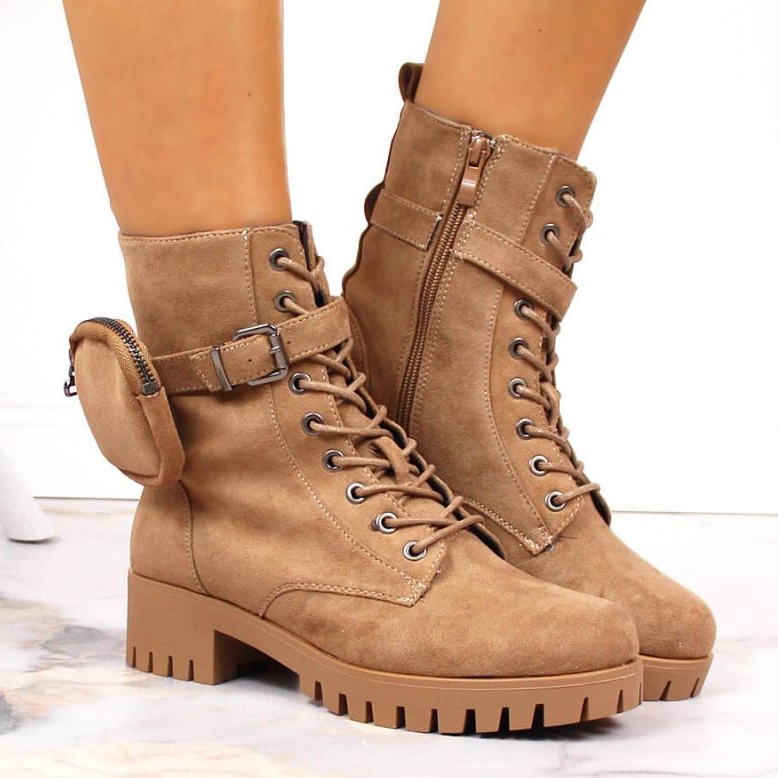 Cazadoras con bolsillo, ante aislante Jezzi W JEZ370 beige 2