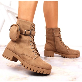 Cazadoras con bolsillo, ante aislante Jezzi W JEZ370 beige 3